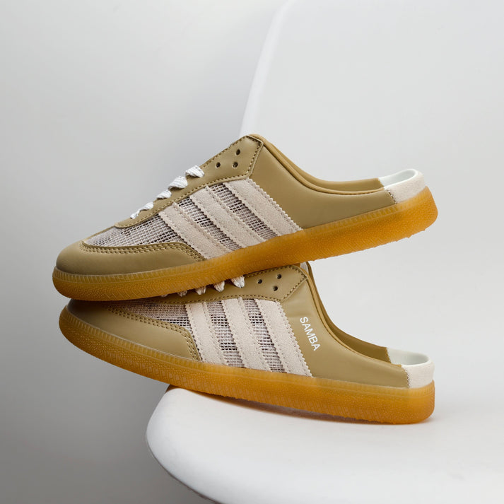 Adidas Samba OG Mule – Olive Green