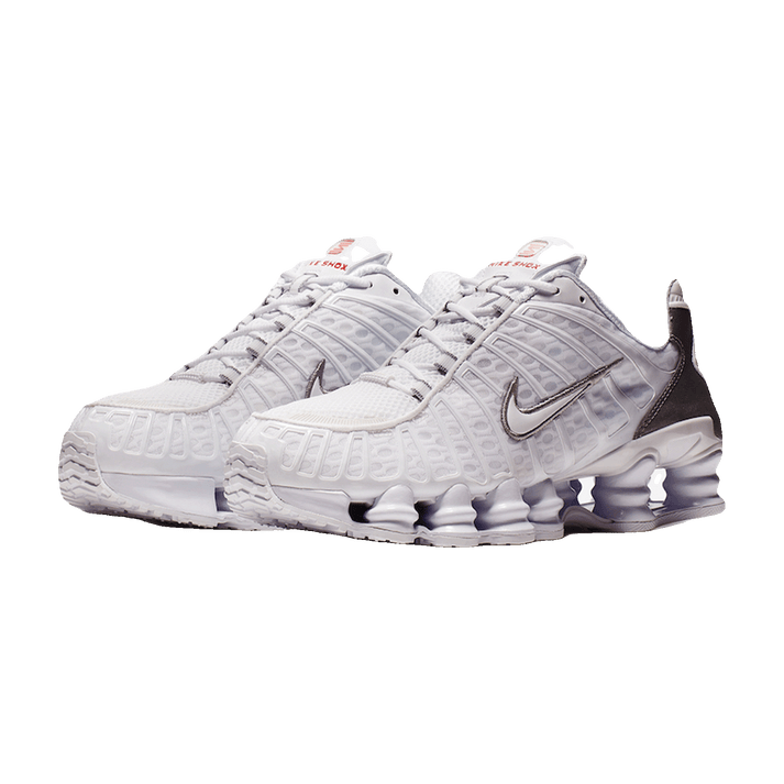 Nike Shox TL – White Metallic Silver men's sneakers