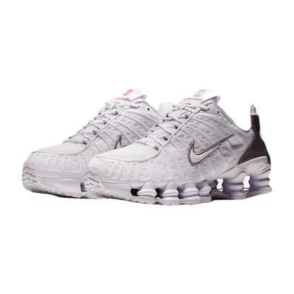 Nike Shox TL – White Metallic Silver men's sneakers