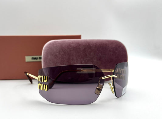Miu Miu Rimless Shield Sunglasses