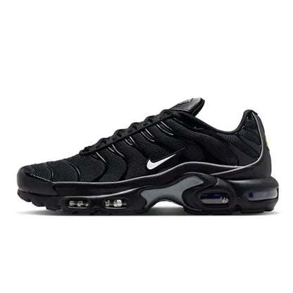Nike Air Max Plus TN Sneakers – Triple Black White Swoosh.