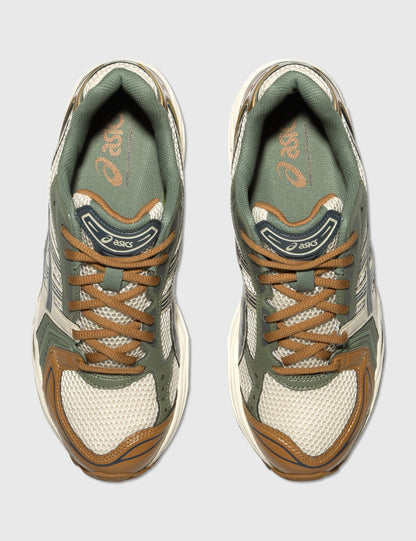 ASICS GEL-KAYANO 14 – Olive/Tan/Navy Sneakers