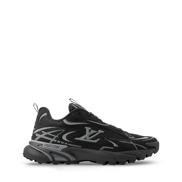 Louis Vuitton Black Runner Tactic Sneakers
