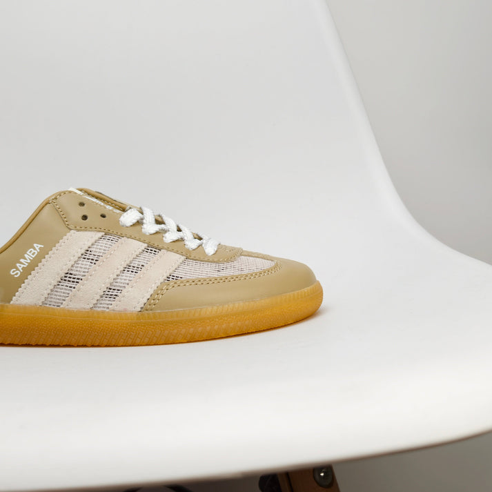 Adidas Samba OG Mule – Olive Green