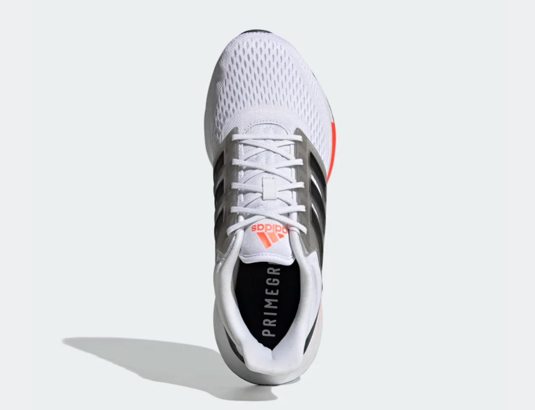 Adidas EQ21 Run – White & Orange Running Shoes