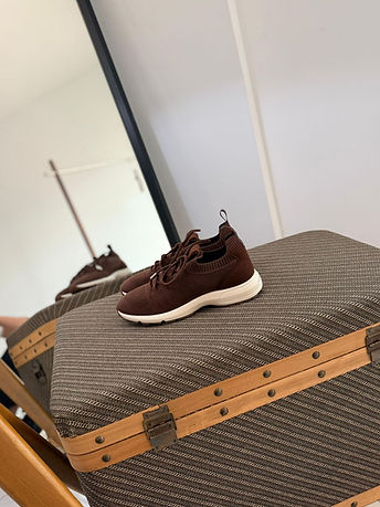 Christian Dior Men's Brown Knit Sneakers