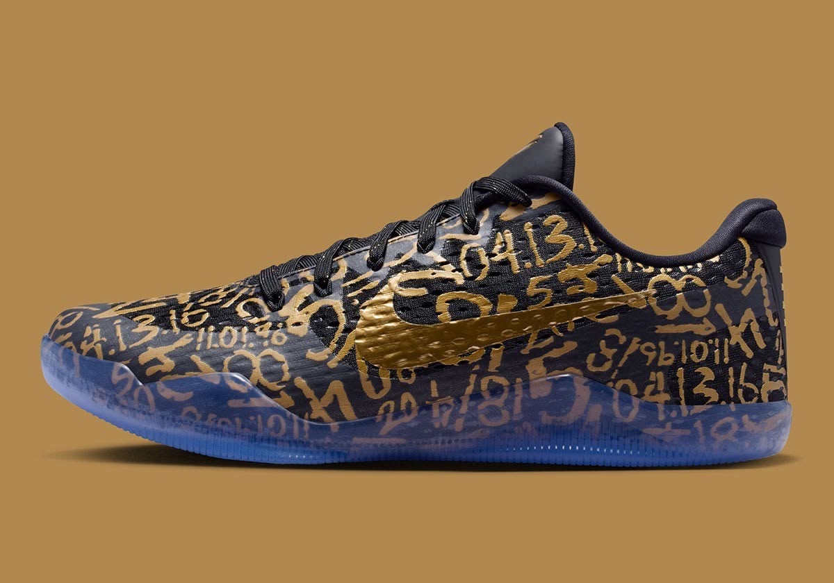 Kobe 11 Protro "Mamba Day Black and Metallic Gold"