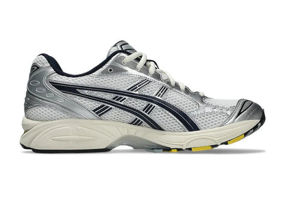 ASICS GEL-KAYANO 14 – Silver/Black/Cream Sneakers