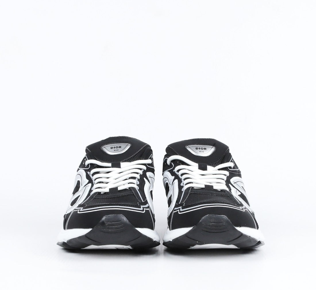 Christian Dior B30 Men's Sneakers – Black White Grey