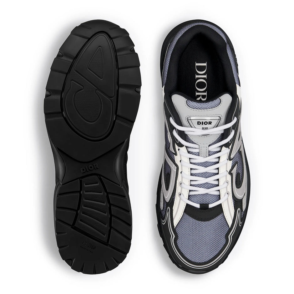 Christian Dior B30 Men's Sneakers – Black Grey Blue