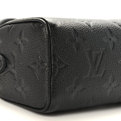 Louis Vuitton speedy-Inspired Black Monogram Satchel