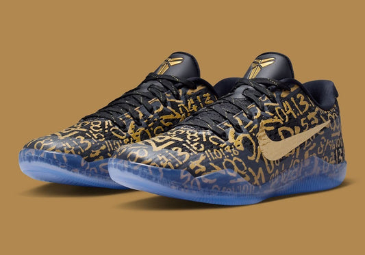 Kobe 11 Protro "Mamba Day Black and Metallic Gold"