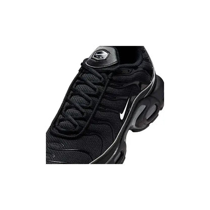 Nike Air Max Plus TN Sneakers – Triple Black White Swoosh.