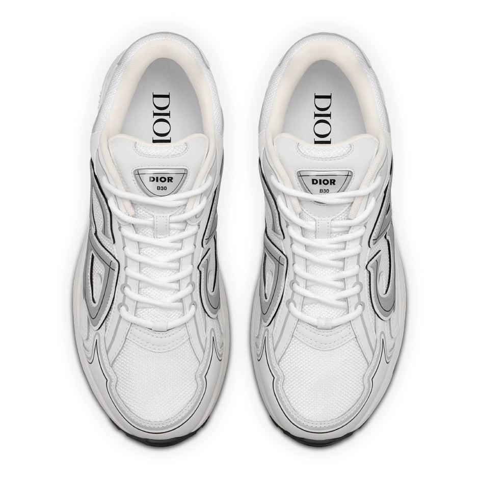 Christian Dior B30 Men's Sneakers – White Grey