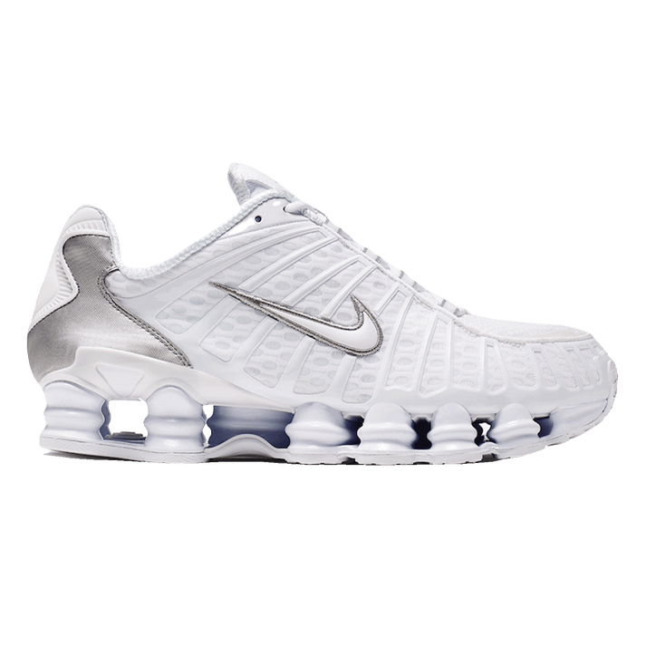 Nike Shox TL – White Metallic Silver men's sneakers