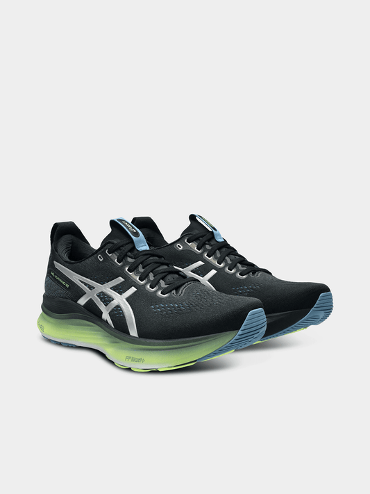ASICS GEL-KAYANO 32 – Black & Lime Running Shoes