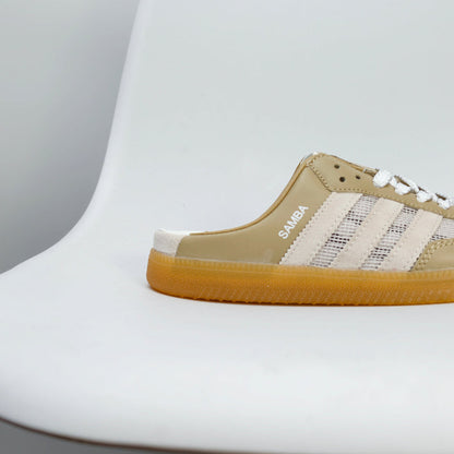 Adidas Samba OG Mule – Olive Green