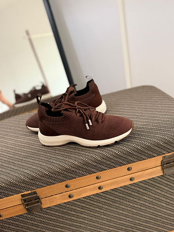 Christian Dior Men's Brown Knit Sneakers