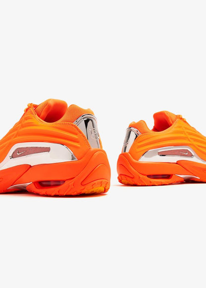 Nike Total Orange Chunky Sneakers with Silver Accents