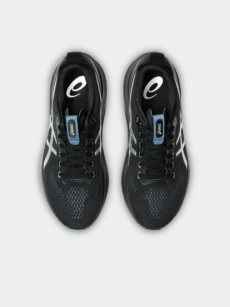 ASICS GEL-KAYANO 32 – Black & Lime Running Shoes