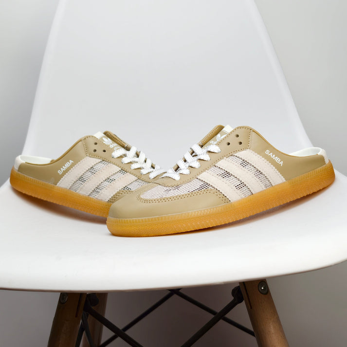 Adidas Samba OG Mule – Olive Green
