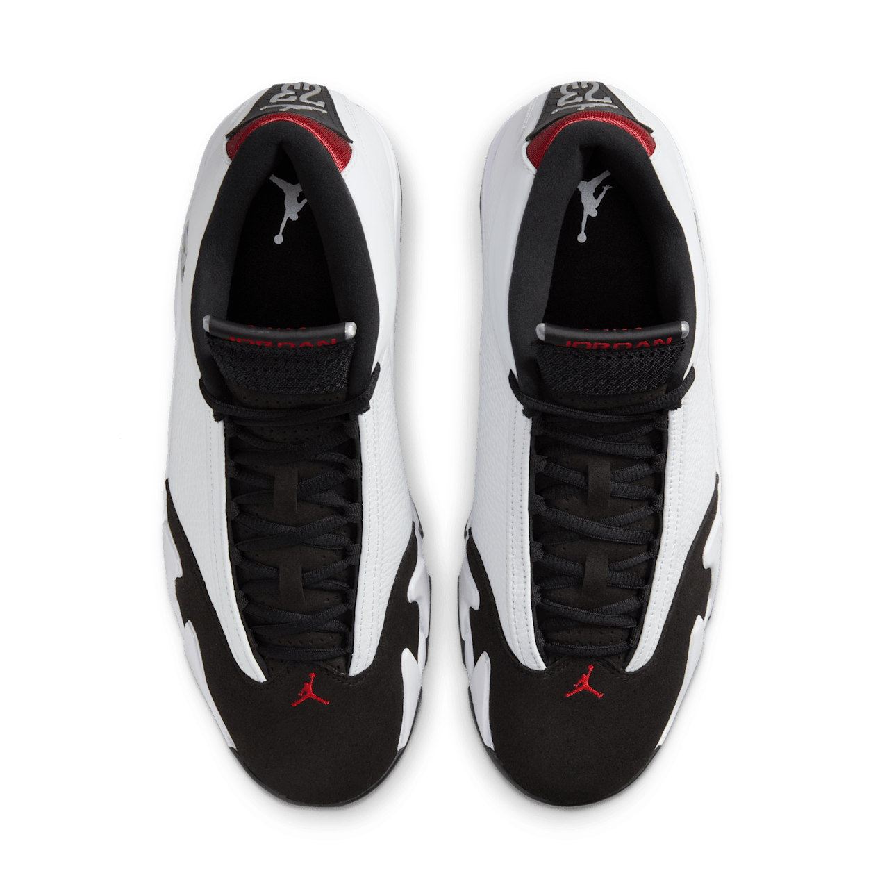 Air Jordan 14 Retro "Black Toe" White/Black-Varsity Red