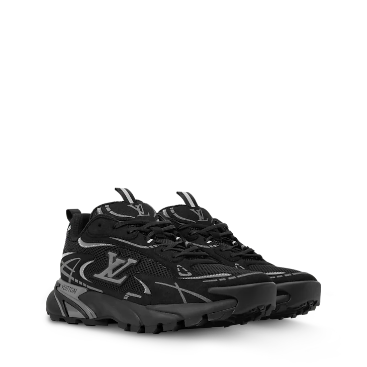 Louis Vuitton Black Runner Tactic Sneakers