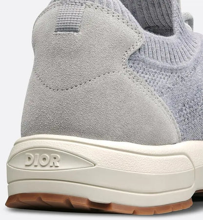 Christian Dior Men's Grey Knit Sneakers