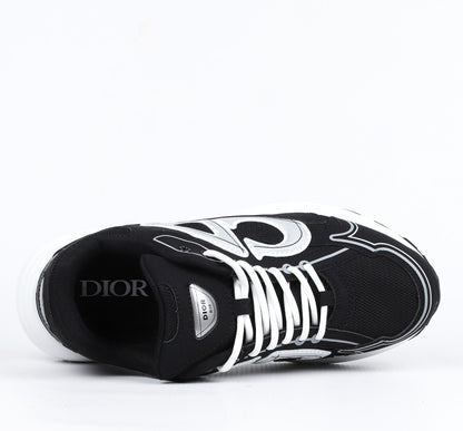 Christian Dior B30 Men's Sneakers – Black White Grey