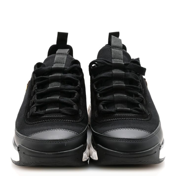 Chanel Mesh & Leather Platform Sneakers – Black & White
