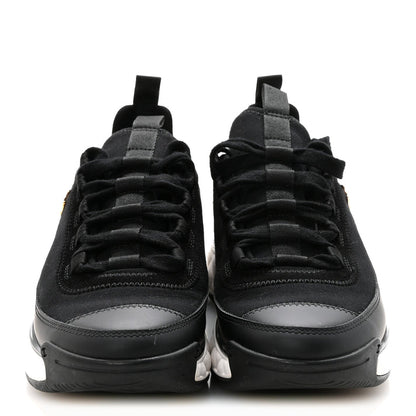 Chanel Mesh & Leather Platform Sneakers – Black & White