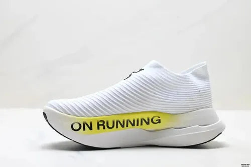 On Cloudboom Strike – White / Flame / Lemon