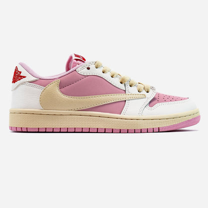 Travis Scott x Air Jordan 1 Low OG "Shy Pink"
‎